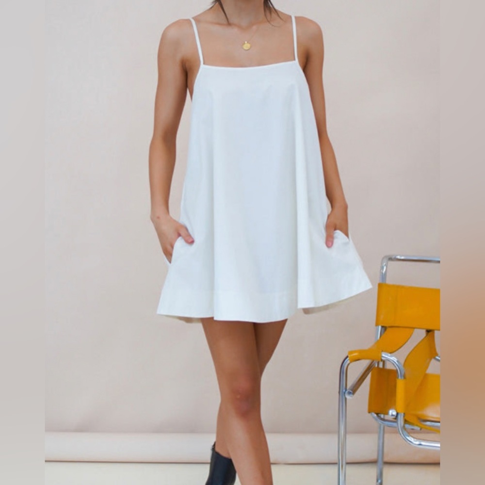Vrg grl white mini dress